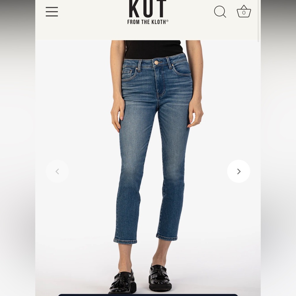 KUT from the Kloth straight jeans